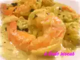 Recette Poêlée de gambas au basilic et au curcuma