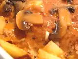 Recette Pain de viande au poulet, sauce aux champignons
