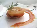 Recette Tatin de poires au coulis de romarin
