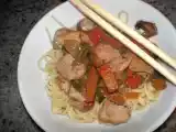 Recette Wok de filet mignon aux petits légumes