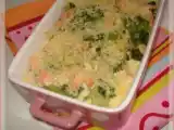 Recette Gratin au brocoli et au saumon
