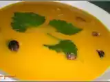 Recette Velouté de châtaignes et potimarron, éclats de châtaignes grillées