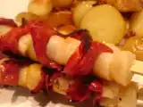 Recette Brochettes de pétoncles au chorizo
