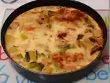 Recette Quiche sans pâte thon-poireau-oignon