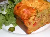 Recette Cake au jambon, légumes et olives