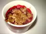 Recette Crumble de framboises et flocons d'avoine