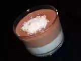 Recette Double panna cotta : noix de coco & chocolat au lait