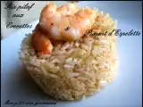Recette Riz pilaf aux crevettes et au piment d'espelette