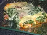 Recette Cannelloni d'épinard, chèvre et jambon cru