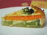 Recette Quiche brocoli, carottes et chèvre