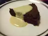 Recette Reine de saba et crème anglaise light