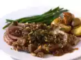 Recette Longe de porc farcie aux figues et noix de pin
