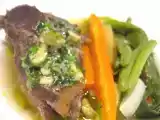 Recette Pot au feu de joue de boeuf aux epluchures de legumes