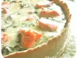 Recette Tarte salée santé à l'épeautre, saumon, épinards et oseille