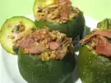 Recette Courgettes farçies aux champignons .....