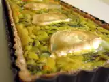 Recette Une tarte aux épinards, raisins et fromage de chèvre, pour retrouver des forces.