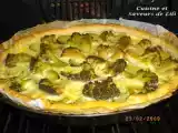 Recette Quiche au brocoli et courgette