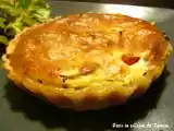 Recette Tartelettes courgette/poivron à la ricotta
