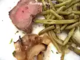 Recette Roti de boeuf et ses haricots verts
