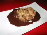 Recette Crumble pommes chocolat et sa sauce chocolat gingembre