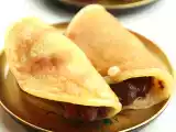 Recette Mini crêpes japonaises à la farine de riz et aux haricots rouges