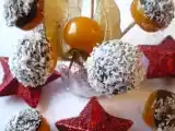 Recette Physalis en habit de chocolat noix de coco