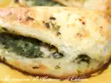 Recette Feuilletés epinards, truite fumée et féta