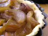 Recette Tarte aux échalotes confites