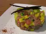 Recette Tartare de thon rouge à l'ananas, vanille de tahiti