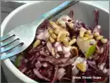 Recette Salade de chou rouge, pomme et bleu
