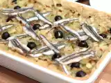 Recette Tarte aux oignons, anchois & olives noires a.k.a pissaladière