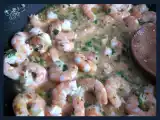 Recette Wok : crevettes sautées à la moutarde et à la coriandre