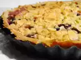 Recette Tarte aux pommes-myrtilles aux amandes