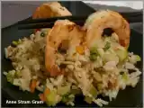 Recette Riz thaï aux petits légumes et crevettes sautées