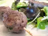 Recette Retour du printemps et brochette de boeuf au cumin