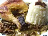 Recette Poulet à la crème et aux girolles