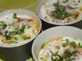 Recette Oeufs cocotte au roquefort