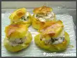 Recette Petits choux au fromage de chevre et herbes (type profiteroles)