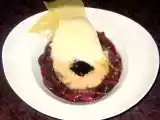 Recette Risotto aux cèpes, sauce au vin rouge et ecume de parmesan