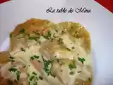 Recette Ravioles de foie gras, crème ciboulette