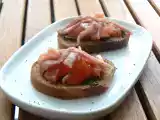 Recette Tartine du dimanche soir ... heu lundi soir !