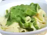 Recette Sauce petits pois et cresson pour pâtes en habit vert