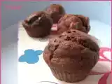 Recette Muffins moelleux chocolat - noisette
