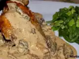 Recette Coquelets aux morilles et sa sauce suprême au gewurztraminer