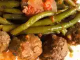 Recette Haricots verts et boulettes de boeuf