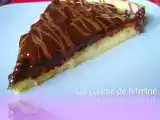 Recette Tarte fondante la compote de poire sous couche de chocolat craquant