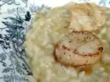 Recette Risotto aux poireaux et coquilles saint jacques