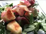 Recette Salade de magret de canard, pomme au paprika & vinaigre de pomme - miel