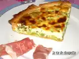Recette Quiche de petits pois et fèves aux oignons frais