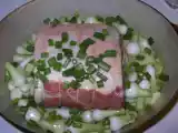 Recette Rôti de porc aux petits oignons et au cognac